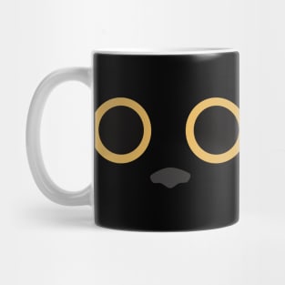 Big Yellow Cat Eyes Mug